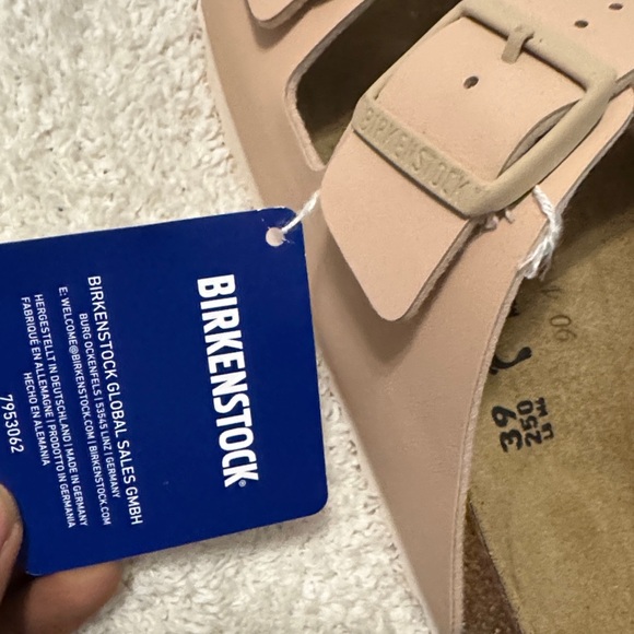 NWOB BIRKENSTOCK Women's Arizona Soft footbed Sandals - Light Pink / beige 39 - Picture 4 of 9
